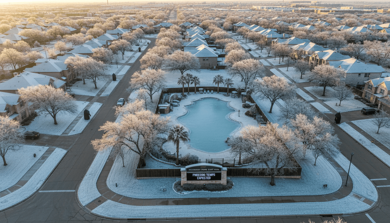 Freezing Temperatures This Weekend